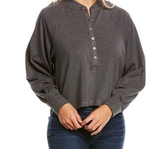 Tahari scoop neck Henley new with tags